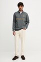 Mikina Hackett London HM5800022 sivá AW25