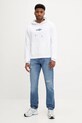 Bavlněná mikina Guess Jeans M5YQ02.KCPR1 bílá AW25