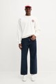 Guess Jeans hanorac de bumbac M5YQ13.KCPR1 bej AW25