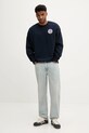 Guess Jeans felpa in cotone M5YQ13.KCPR1 blu navy AW25