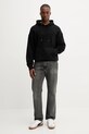 Guess Jeans felpa in cotone M5YQ16.KCPR1 nero AW25