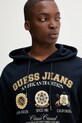 Guess Jeans bluza bawełniana granatowy M5YQ18.KCPR1