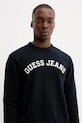 Хлопковый свитер Guess Jeans тёмно-синий M5YR18.Z3HM1