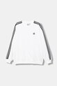 Суичър adidas Originals Oversize Crew без качулка бял JY1404