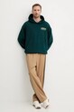 adidas Originals pamut melegítőfelső Asd Otb Hoodie JY3652 zöld AW25