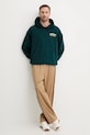 Bombažen pulover adidas Originals Asd Otb Hoodie JY3652 zelena AW25