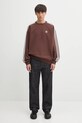 adidas Originals sweatshirt Oversize Crew KA0469 brown