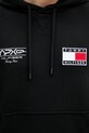 Bombažen pulover Tommy Hilfiger x F1 THE MOVIE MW0MW41386 črna