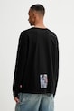 Îmbrăcăminte Diesel longsleeve din bumbac T-BOXT-LS-T5 A19468.0PLAT negru