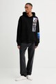 Diesel bluza bawełniana S-BOXT-HOOD-T6 A19642.0BMBJ czarny AW25