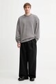 Diesel bluza bawełniana S-BAXT-T1 A19306.0PLBV szary AW25