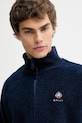 Bally bluza z dodatkiem wełny granatowy MJE09Q