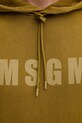 MSGM bluza bawełniana 3940MM97SE.257586 zielony