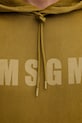 MSGM bluza bawełniana 3940MM97SE.257586 zielony