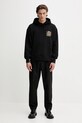 MSGM bluza bawełniana 3940MM114.257795 czarny AW25