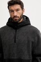 Fleecová mikina EA7 Emporio Armani čierna AF16804.7M000982