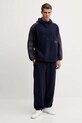 Dukserica od flisa EA7 Emporio Armani AF18559.7X000211 mornarsko plava AW25