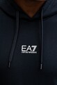 Bombažen pulover EA7 Emporio Armani PJVRZ.8NPM32 mornarsko modra
