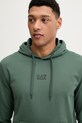 Bombažen pulover EA7 Emporio Armani zelena PJVRZ.8NPM32