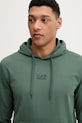 Bombažen pulover EA7 Emporio Armani zelena PJVRZ.8NPM32