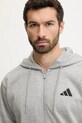 Mikina adidas Essentials sivá JD1865