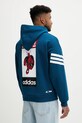 Odzież adidas bluza Spiderman Hoo JL7975 niebieski