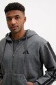 Πλεκτή ζακέτα adidas Essentials γκρί JL9824