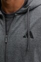 Πλεκτή ζακέτα adidas Essentials JL9824 γκρί