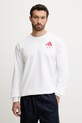 Mikina adidas Food Noodle Graphic Sweatshirt bez kapuce bílá JW4347