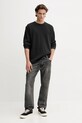 Levi's sweter bawełniany A9249 czarny AW25