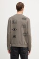 Odzież Armani Exchange bluza bawełniana XM001881.AF16281 szary