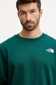 The North Face felső Simple Dome zöld NF0A89FB1KI1