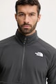 Спортен суичър The North Face Glacier Heavyweight сив NF0A89JHU8M1