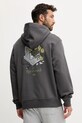Βαμβακερή μπλούζα The North Face Connect Relaxed στάμπα γκρί NF0A8E40RHI1