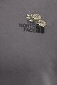 Bombažen pulover The North Face Flowe Dome NF0A8EGZRHI1 siva