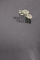 Памучен суичър The North Face Flowe Dome NF0A8EGZRHI1 сив