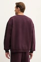 Odzież American Vintage bluza bawełniana MPLI03B fioletowy