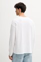 Îmbrăcăminte American Vintage longsleeve din bumbac MYKO02B alb