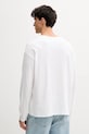 Îmbrăcăminte American Vintage longsleeve din bumbac MYKO02B alb