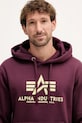 Dukserica Alpha Industries bordo 178312.608