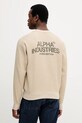Odzież Alpha Industries bluza bawełniana 258300.627 beżowy