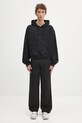 Sky High Farm bluza bawełniana Studded hoodie SHF07T041 czarny