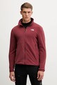 The North Face bluza polarowa bez kaptura czerwony NF0A8D0R0VO1