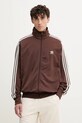 Μπλούζα adidas Originals Firebird Tt απλικέ καφέ KA0459