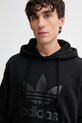 Хлопковая кофта adidas Originals Trefoil Hoody чёрный JY3766
