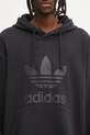 adidas Originals bluza bawełniana Trefoil Hoody czarny JY3766