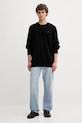 adidas Originals sweter bawełniany P Ess Knit Crew JY2648 czarny AW25