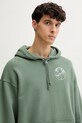 Памучен суичър Levi's зелен A2639.0063