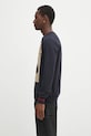 Paul Smith felpa in cotone M1R.302S.TP4930 blu navy AW25
