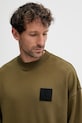 Just Cavalli hanorac de bumbac verde 79OAIT05.CF500